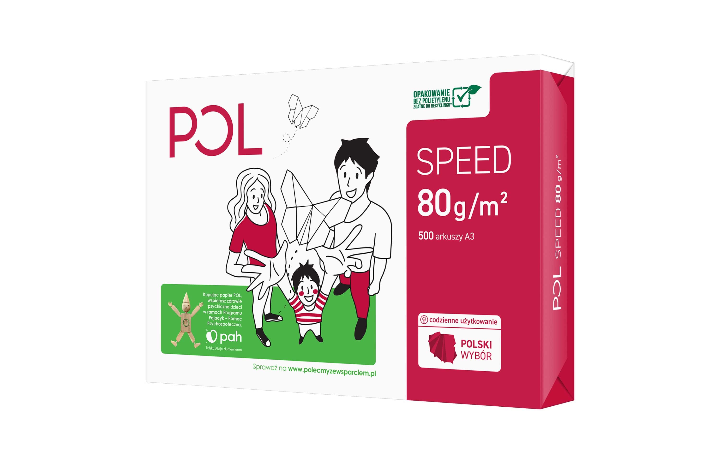 Papier ksero POLspeed A3/80g